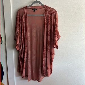 Pink torrid kimono! Super soft and cute.